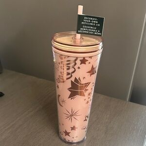 Starbucks Pink holiday  Tumbler with Straw